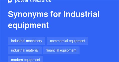equipment thesaurus|EQUIPMENT .